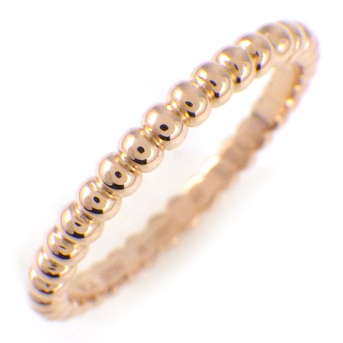 ヴァンクリーフ＆アーペル Van Cleef & Arpels リング ペルレ ゴールドパール スモール VCARPJMF00 K18PG 9.5号 / #50 【中古】