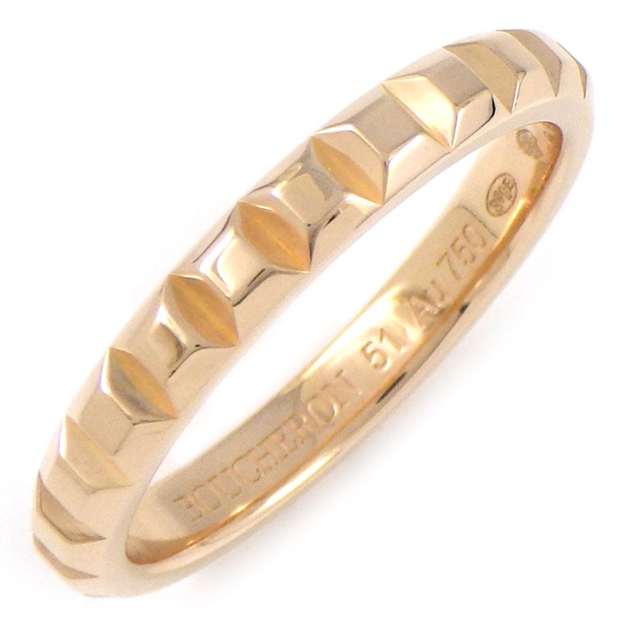 ブシュロン BOUCHERON リング キャトル クルドパリ ミディアム JAL00108 K18PG 11号 / #51 【中古】