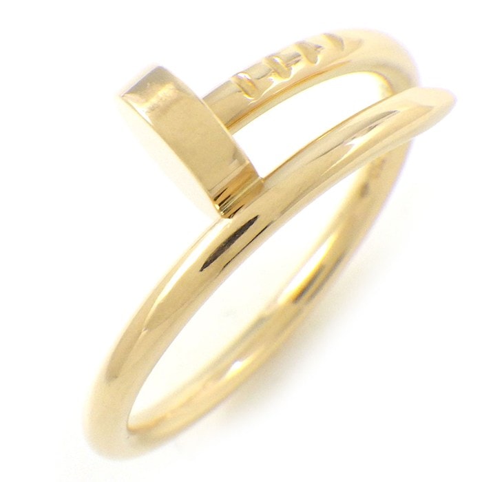カルティエ Cartier リング ジュストアンクル スモールモデル SM B4225950 釘モチーフ K18YG 10号 / #50 【中古】