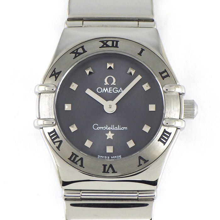 オメガ OMEGA 腕時計 コンステレーション マイチョイス ミニ 1561.51.00 サンレイ グレー文字盤 SS クオーツアナログ 【中古】