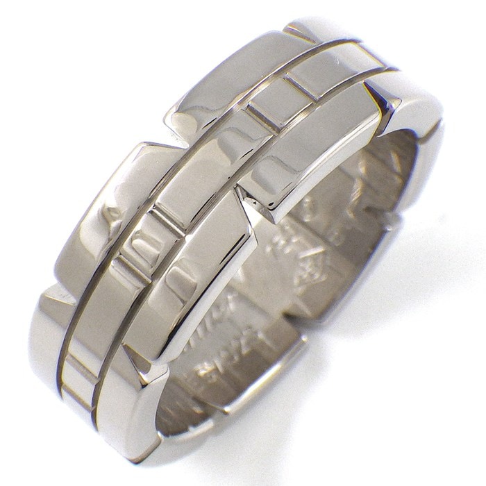 カルティエ Cartier リング タンクフランセーズ K18WG 11号 / #51 【中古】