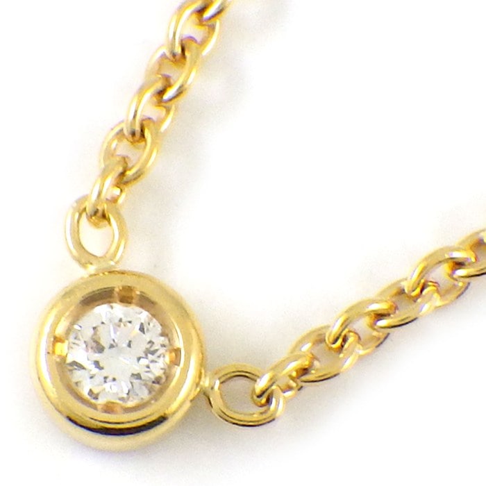 クリスチャンディオール Christian Dior ネックレス ミミウィ 1ポイント ダイヤモンド K18YG 【中古】