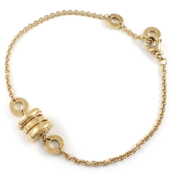 ブルガリ BVLGARI ブレスレット B-zero1 ビーゼロワン エレメント 340665 K18YG / #SM 【中古】