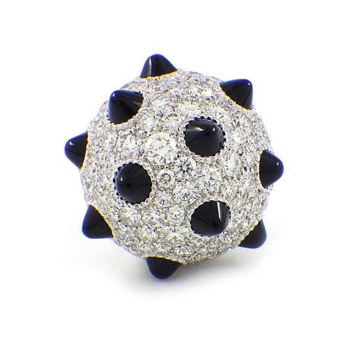 ティファニー Tiffany & Co.】リング ハードウェアボール K18PG 14号