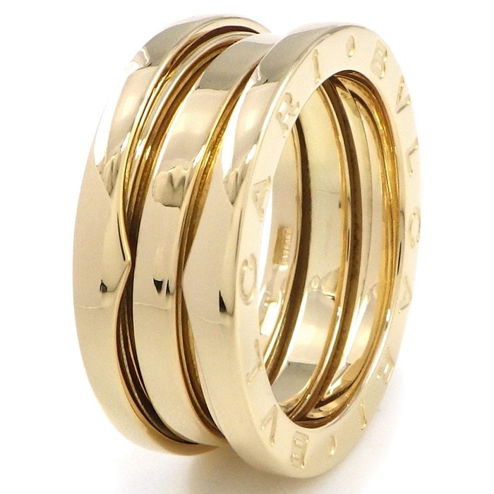 ブルガリ BVLGARI リング B-zero1 ビーゼロワン 3バンド K18YG 9.5号 / #50 【中古】