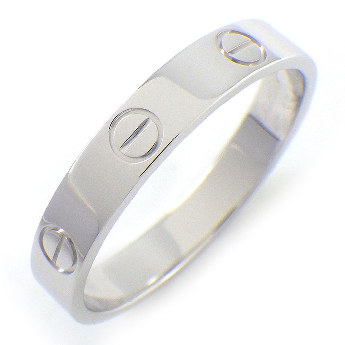 カルティエ Cartier リング ラブ スモールモデル SM B4085159 K18WG 18.5号 / #59 【中古】