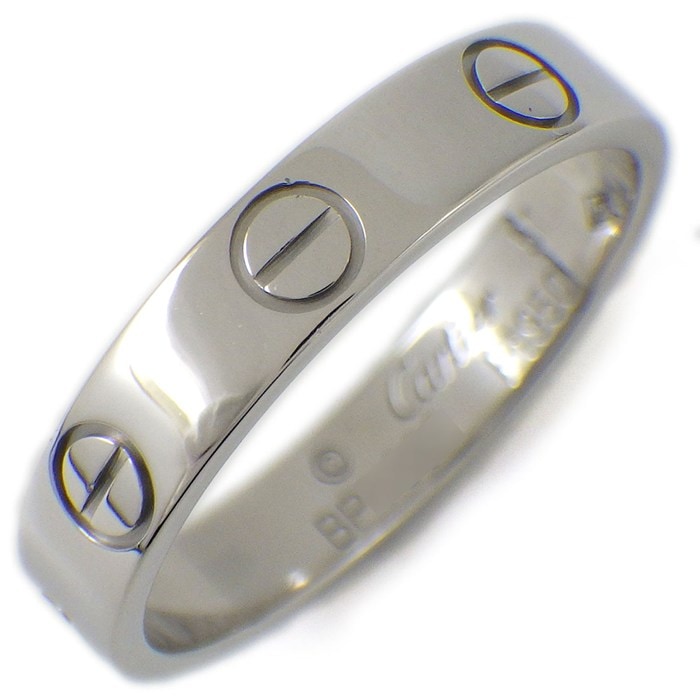 カルティエ Cartier リング ラブ スモールモデル SM B4085300 PT950 11号 / #51 【中古】