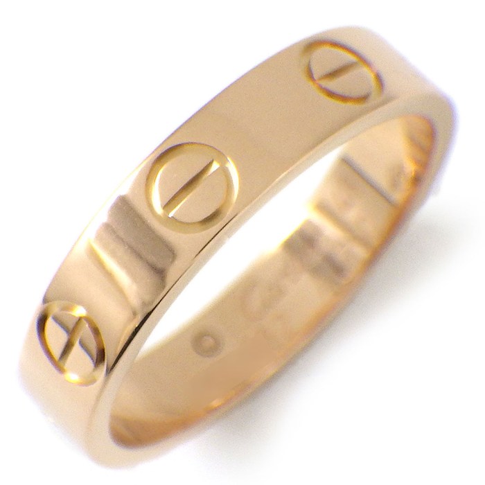 カルティエ Cartier リング ラブ スモールモデル SM B4085200 K18PG 8号 / #48 【中古】