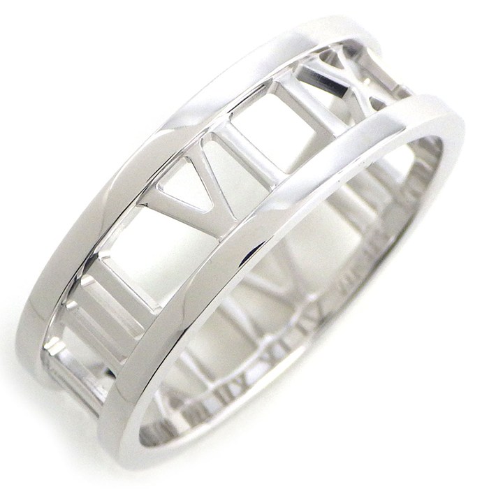 ティファニー Tiffany & Co. リング アトラス オープン K18WG 20号 【中古】