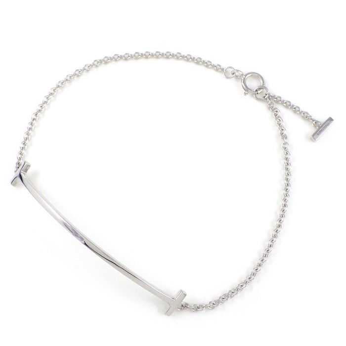 ティファニー Tiffany & Co. ブレスレット Tスマイル 60150771 K18WG 【中古】