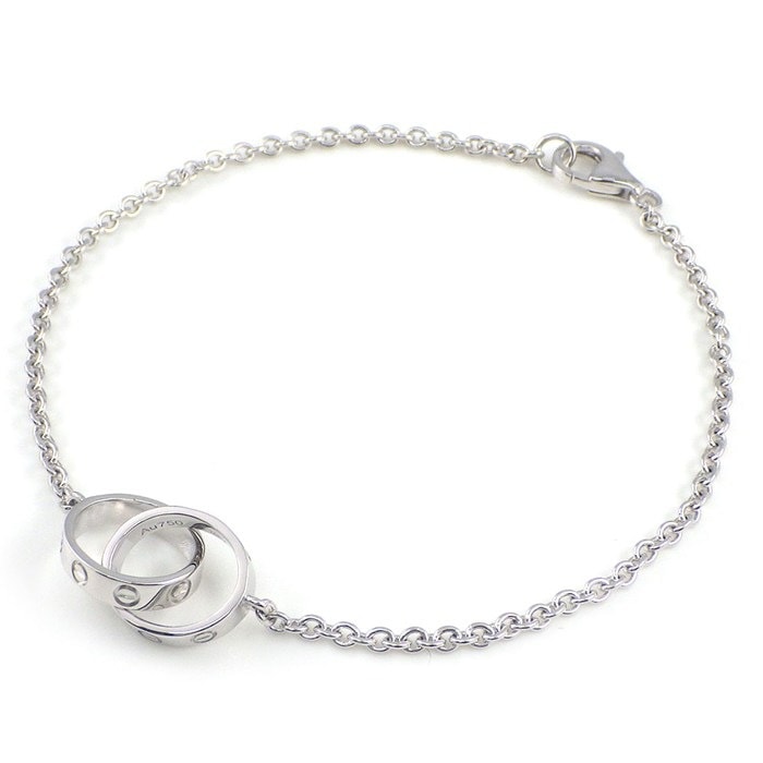カルティエ Cartier ブレスレット ベビーラブ チェーン B6091200 K18WG 【中古】
