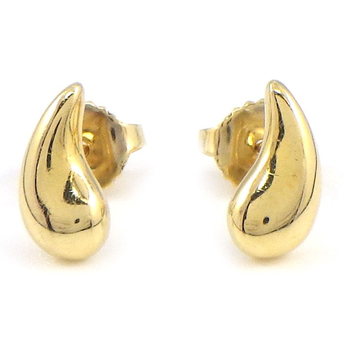 ティファニー Tiffany & Co. ピアス ティア ドロップ K18YG 【中古】