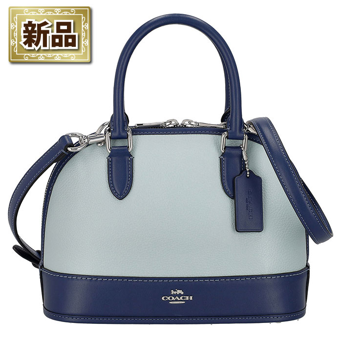 【新品】コーチ COACH ハンド/ショルダーバッグ サブリナ サッチェルバッグ カラーブロック CAM56 SVXUS 2025 SS ぺブルレザー スムースレザー