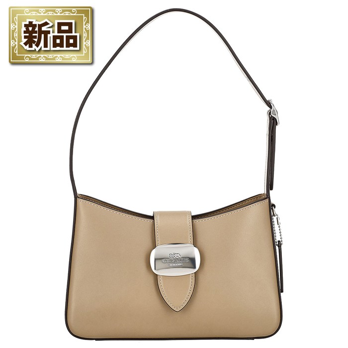 【新品】コーチ COACH ショルダーバッグ エライザ CP004 SV/TP 2025 SS トープ リファインド カーフレザー シルバー金具