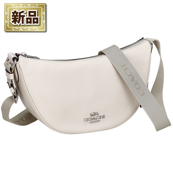 【新品】コーチ COACH ショルダーバッグ/ボディバッグ ペース CT644 SV/HA 2024 AW チョーク リファインド カーフレザー シルバー金具