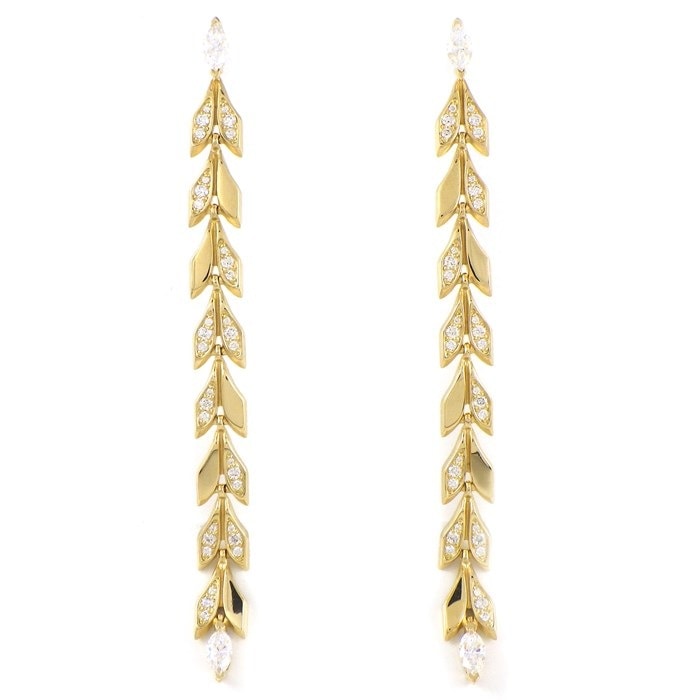 ティファニー Tiffany & Co.】ピアス ティアドロップ フック K18YG