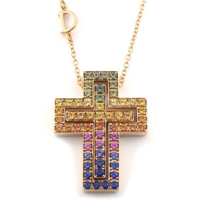 P109 テニスラケットデザイン天然ダイヤモンドペンダントトップ　K18YG 楽天市場】ティファニー Tiffany & Co. ペンダントトップ テニス