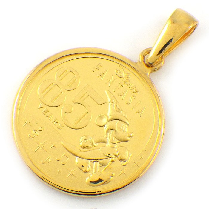 ディズニー Disney ペンダントトップ ミッキーマウス ファンタジア 85th 1/20oz 2025年 500枚 限定モデル メダル Au999