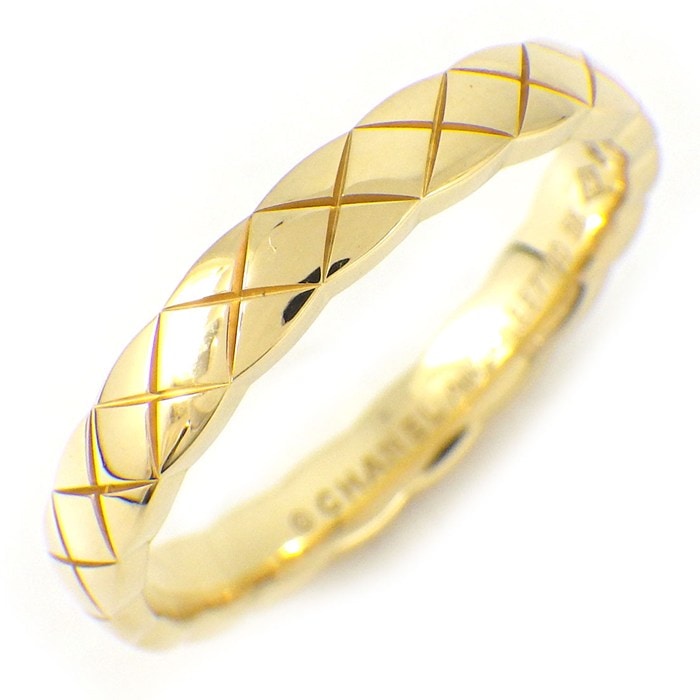 シャネル CHANEL リング ココクラッシュ ミニ J11794 K18YG 15号 / #56 【中古】