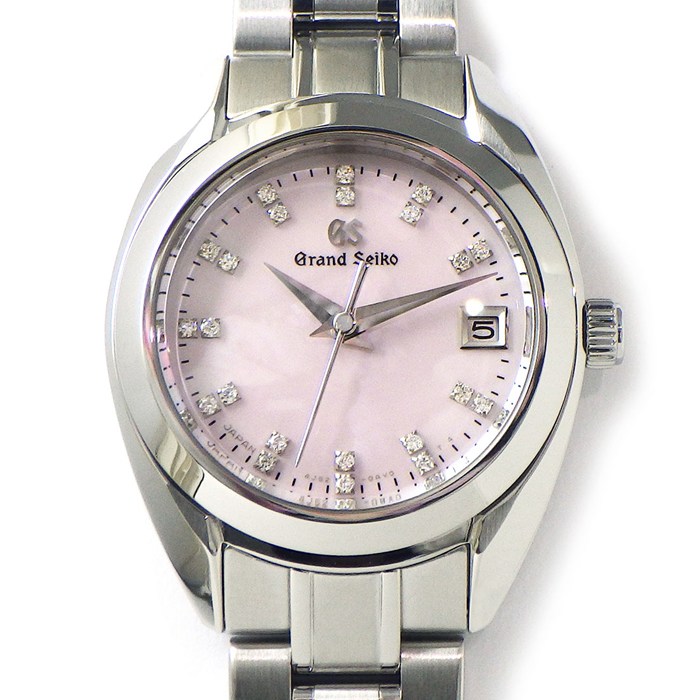 グランドセイコー Grand Seiko 腕時計 ヘリテージコレクション STGF277/4J52-0AC0 22ポイント ダイヤインデックス ピンクシェル文字盤 デイト SS クオーツアナログ 【箱・保付き】 【中古】
