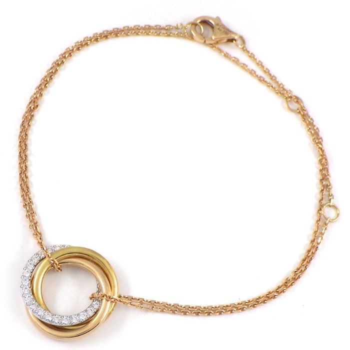 ルビー ダイヤモンド】 ブローチ クローバー モチーフ ミステリー