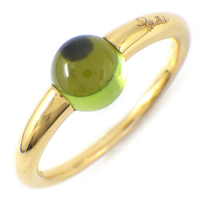 ポメラート Pomellato リング マーマノンマーマ 1ポイント ペリドット K18PG 10.5号 / #53 【中古】