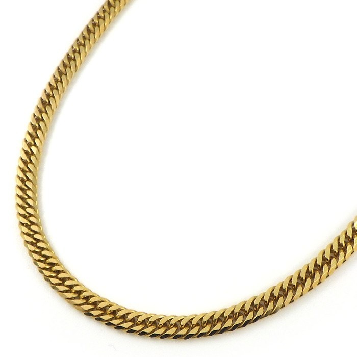 ネックレス 喜平 キヘイ 21.2g 6面ダブル K18YG 【中古】