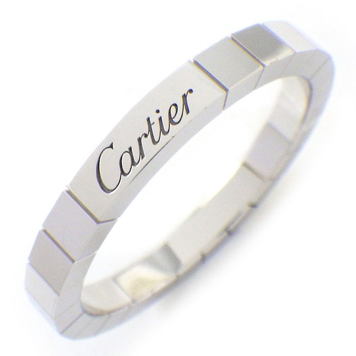 カルティエ Cartier リング ラニエール ロゴ K18WG 26号 / #67 【中古】