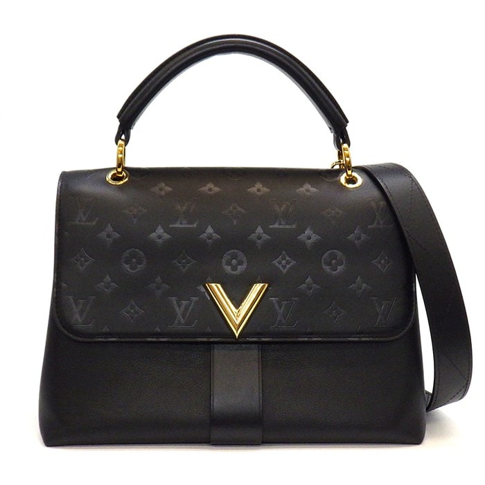 ルイ・ヴィトン LOUIS VUITTON ショルダーバッグ ヴェリー ワンハンドルバッグ M51989 ブラック モノグラム・シャドウ レザー 【中古】