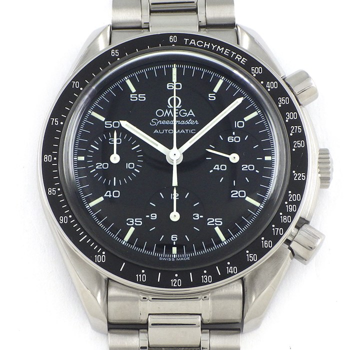 オメガ OMEGA 腕時計 スピードマスター 3510.50.00 クロノグラフ タキメーター スモールセコンド 夜光インデックス 夜光針 ブラック文字盤 SS 自動巻き 【中古】