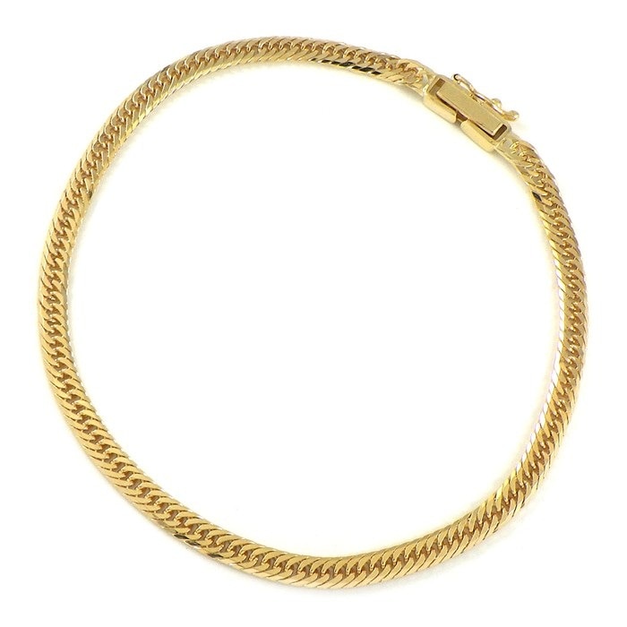  ブレスレット 喜平 キヘイ 5.1g 8面トリプル K18YG 【中古】