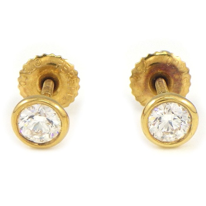 ティファニー Tiffany & Co. ピアス バイザヤード 60017485 ダイヤモンド 計0.16ct K18YG 【中古】