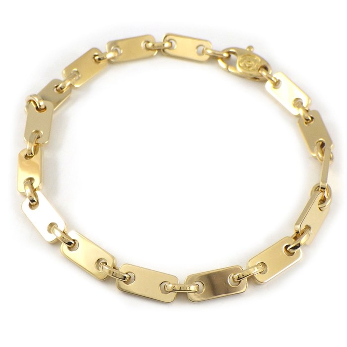 カルティエ Cartier ブレスレット フィガロ ラージ チェーン K18YG 【中古】