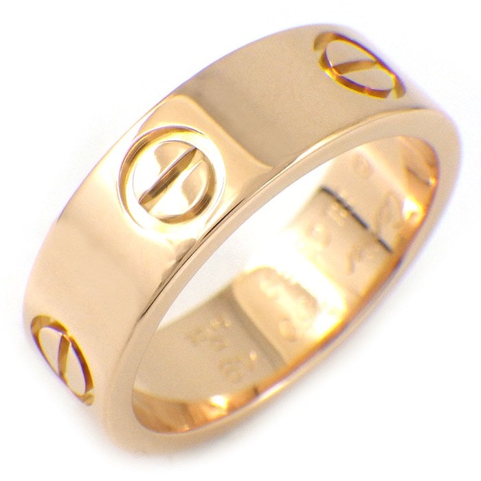 カルティエ Cartier リング ラブ クラシックモデル MM B4047100 K18PG 9号 / #49 【中古】