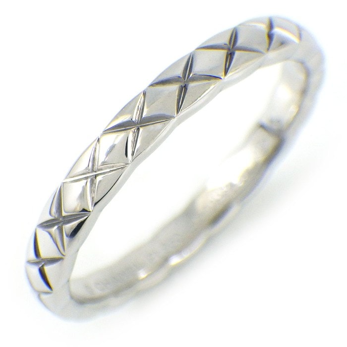 シャネル CHANEL リング ココクラッシュ スモールモデル J11117 PT950 16号 / #57 【中古】