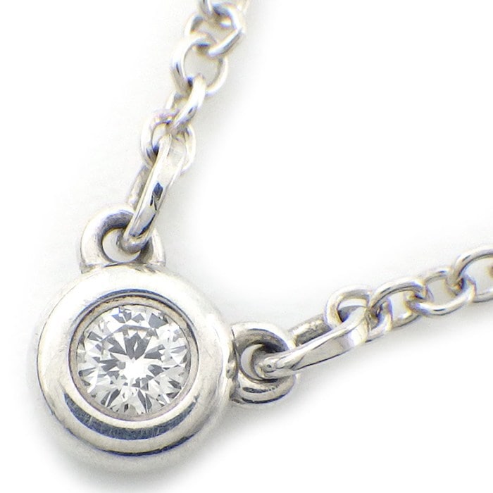 ティファニー Tiffany & Co. ネックレス バイザヤード シングル 60017891 1ポイント ダイヤモンド 0.03ct SV925 【中古】
