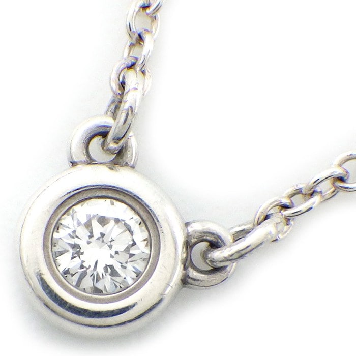 ティファニー Tiffany & Co. ネックレス バイザヤード シングル 60017892 1ポイント ダイヤモンド 0.05ct SV925 【中古】