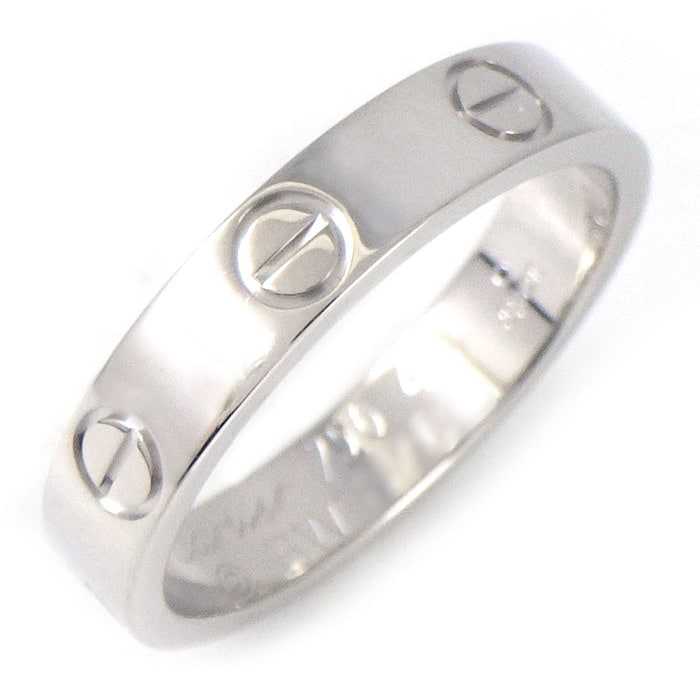 カルティエ Cartier リング ラブ スモールモデル SM B4049600 K18WG 9号 / #49 【中古】