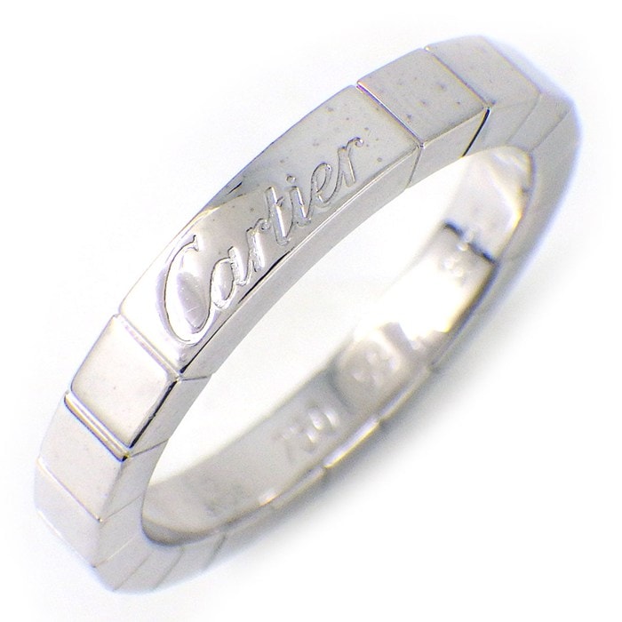 カルティエ Cartier リング ラニエール ロゴ K18WG 13号 / #53 【中古】