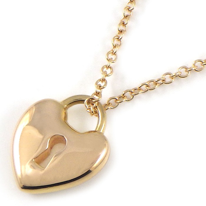 ティファニー Tiffany & Co. ネックレス ハートロック K18PG 【中古】