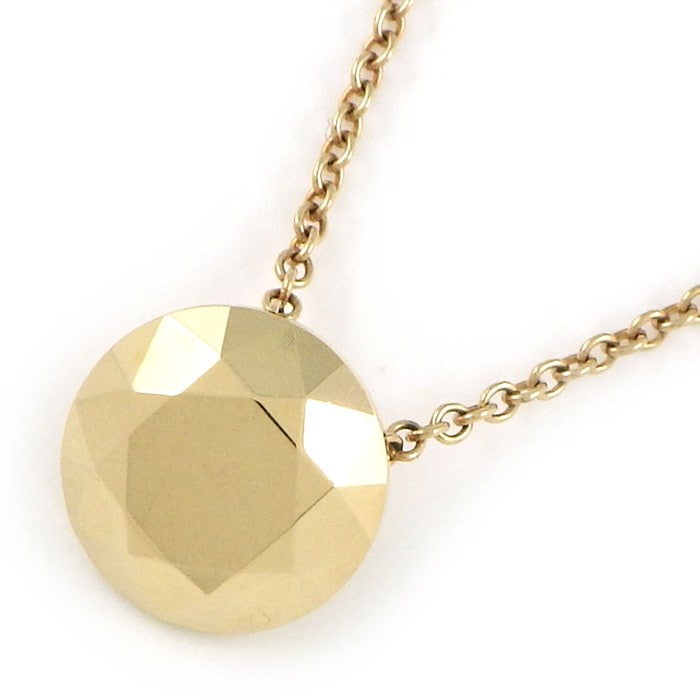ティファニー Tiffany & Co. ネックレス ファセットカット ダイヤモンドモチーフ K18YG 【中古】