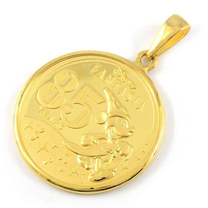 ディズニー Disney ペンダントトップ ミッキーマウス ファンタジア 85th 1/10oz 2025年 2000枚 限定モデル メダル Au999