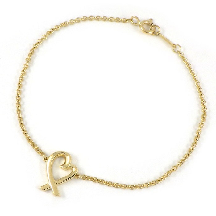 ティファニー Tiffany & Co. ブレスレット ラヴィング ラビング ハート K18YG 【中古】
