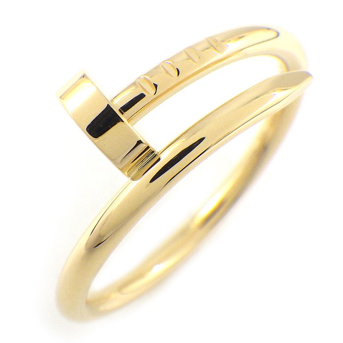カルティエ Cartier リング ジュストアンクル SM B4225953 釘モチーフ K18YG 13号 / #53 【箱・保付き】 【中古】