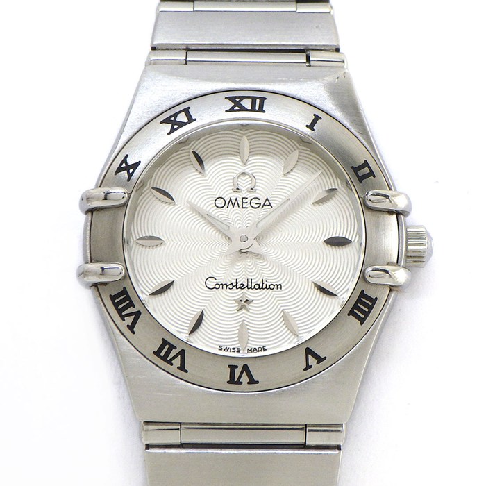 オメガ OMEGA 腕時計 コンステレーション ミニ 1562.31 夜光針 ギョーシェ シルバー文字盤 SS クオーツアナログ 【中古】