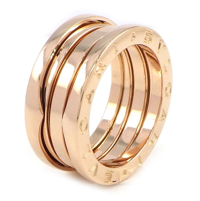 ブルガリ BVLGARI リング B-zero1 ビーゼロワン 335932 3バンド K18PG 10号 / #51 【中古】