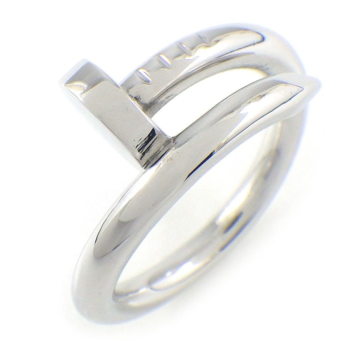 カルティエ Cartier リング ジュストアンクル クラシック B4099249 釘モチーフ K18WG 9号 / #49 【中古】