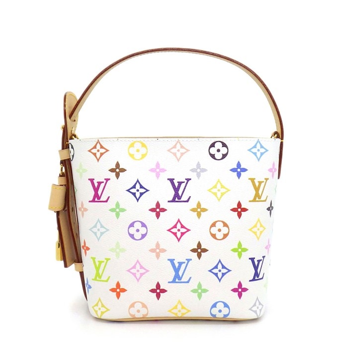 ルイ・ヴィトン LOUIS VUITTON ハンドバッグ LV×TM オール イン BB M13089 ブロン モノグラムマルチカラー レザー ゴールド金具 【中古】