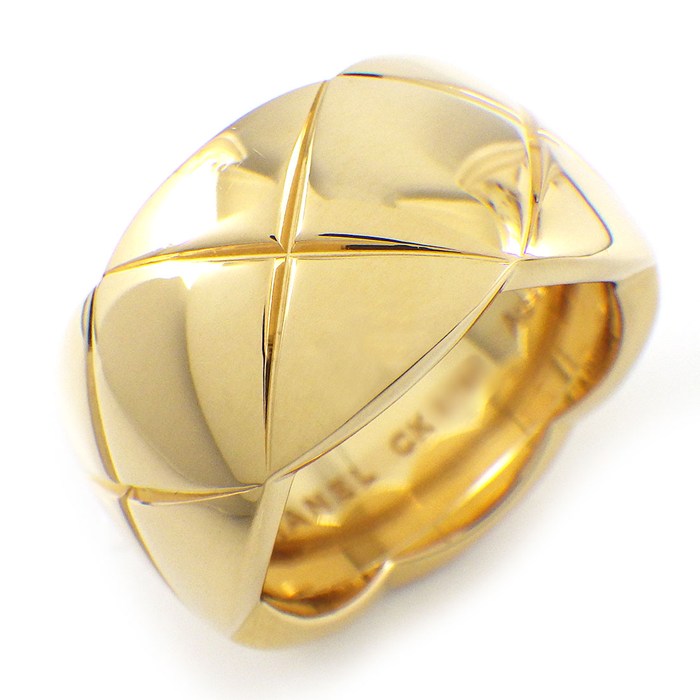 シャネル CHANEL リング ココクラッシュ ラージ J10574 K18YG 13.5号 / #53 【中古】