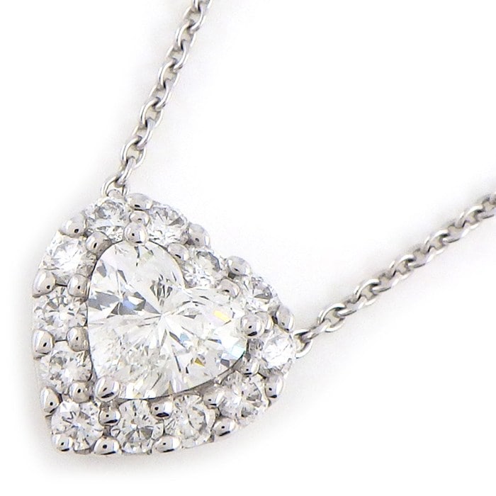 グラフ Graff GRAFF ネックレス コンステレーション ハートシェイプ ダイヤモンド 0.71ct(F/VVS2) ラウンドカット ダイヤモンド K18WG 【箱・保付き】 【中古】